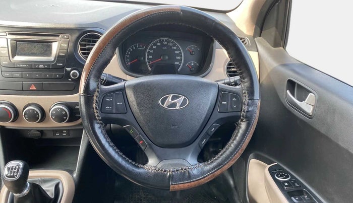 2015 Hyundai Grand i10 SPORTZ 1.2 KAPPA VTVT, Petrol, Manual, 63,198 km, Steering Wheel Close Up