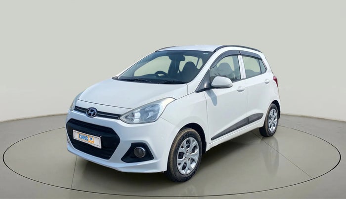 2015 Hyundai Grand i10 SPORTZ 1.2 KAPPA VTVT, Petrol, Manual, 63,198 km, Left Front Diagonal