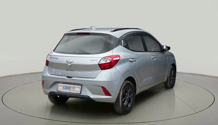 2019 Hyundai GRAND I10 NIOS SPORTZ AMT 1.2 KAPPA VTVT, Petrol, Automatic, 23,543 km, Right Back Diagonal