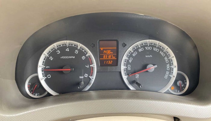 2013 Maruti Ertiga VXI, Petrol, Manual, 83,166 km, Odometer Image