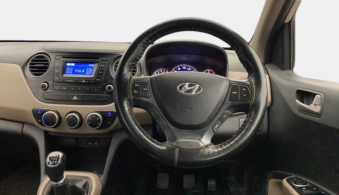 2013 Hyundai Grand i10 ASTA 1.2 KAPPA VTVT, CNG, Manual, 35,251 km, Steering Wheel Close Up