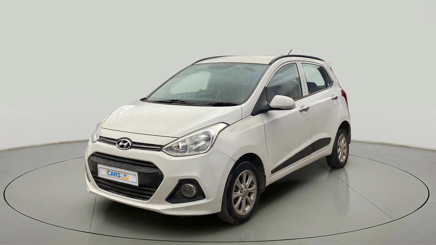 2013 Hyundai Grand i10 ASTA 1.2 KAPPA VTVT, CNG, Manual, 35,251 km, Left Front Diagonal