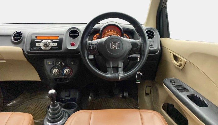 2014 Honda Brio S MT, Petrol, Manual, 69,598 km, Steering Wheel Close Up