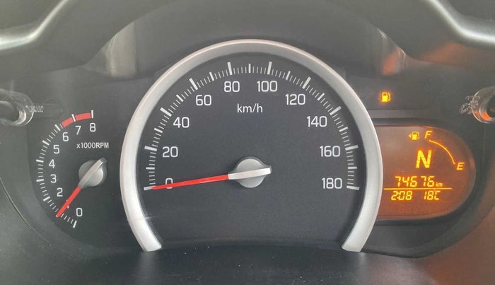 2018 Maruti Celerio VXI AMT (O), Petrol, Automatic, 74,635 km, Odometer Image
