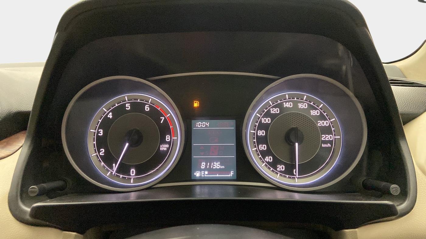 2017 Maruti Dzire VXI, Petrol, Manual, 81,715 km, Odometer Image