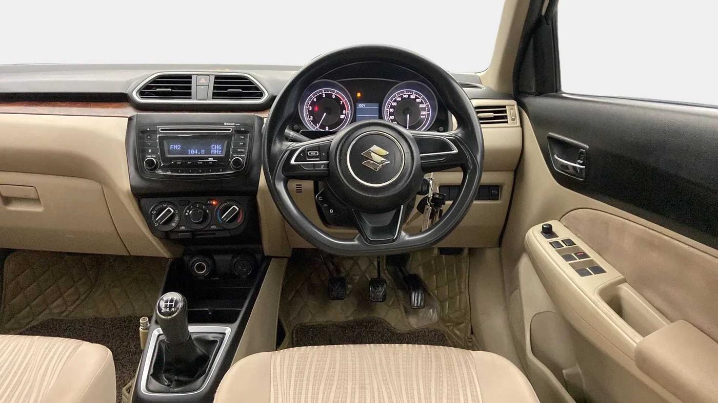 2017 Maruti Dzire VXI, Petrol, Manual, 81,715 km, Steering Wheel Close Up