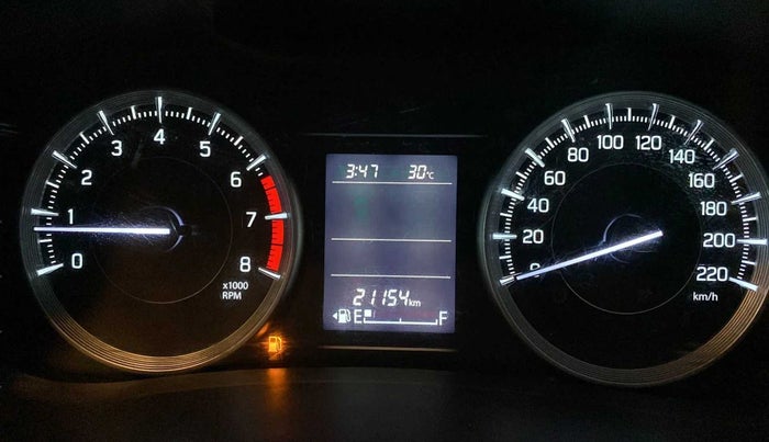 2022 Maruti Baleno DELTA PETROL 1.2, Petrol, Manual, 21,228 km, Odometer Image