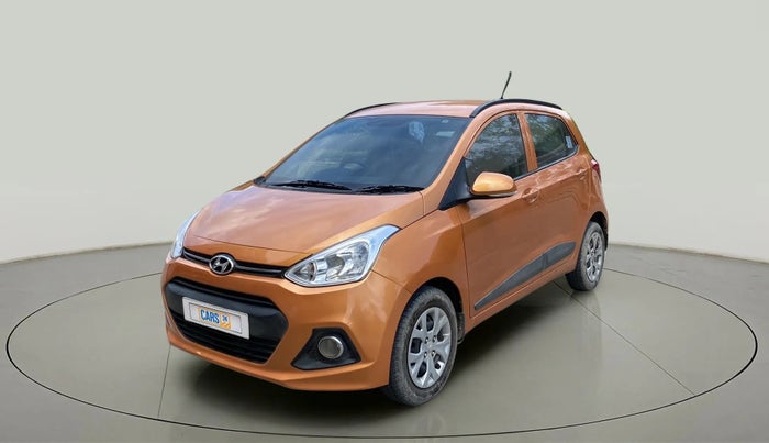 2015 Hyundai Grand i10 SPORTZ 1.2 KAPPA VTVT, Petrol, Manual, 43,755 km, Left Front Diagonal