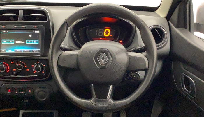 2019 Renault Kwid RXT 1.0 (O), Petrol, Manual, 57,770 km, Steering Wheel Close Up