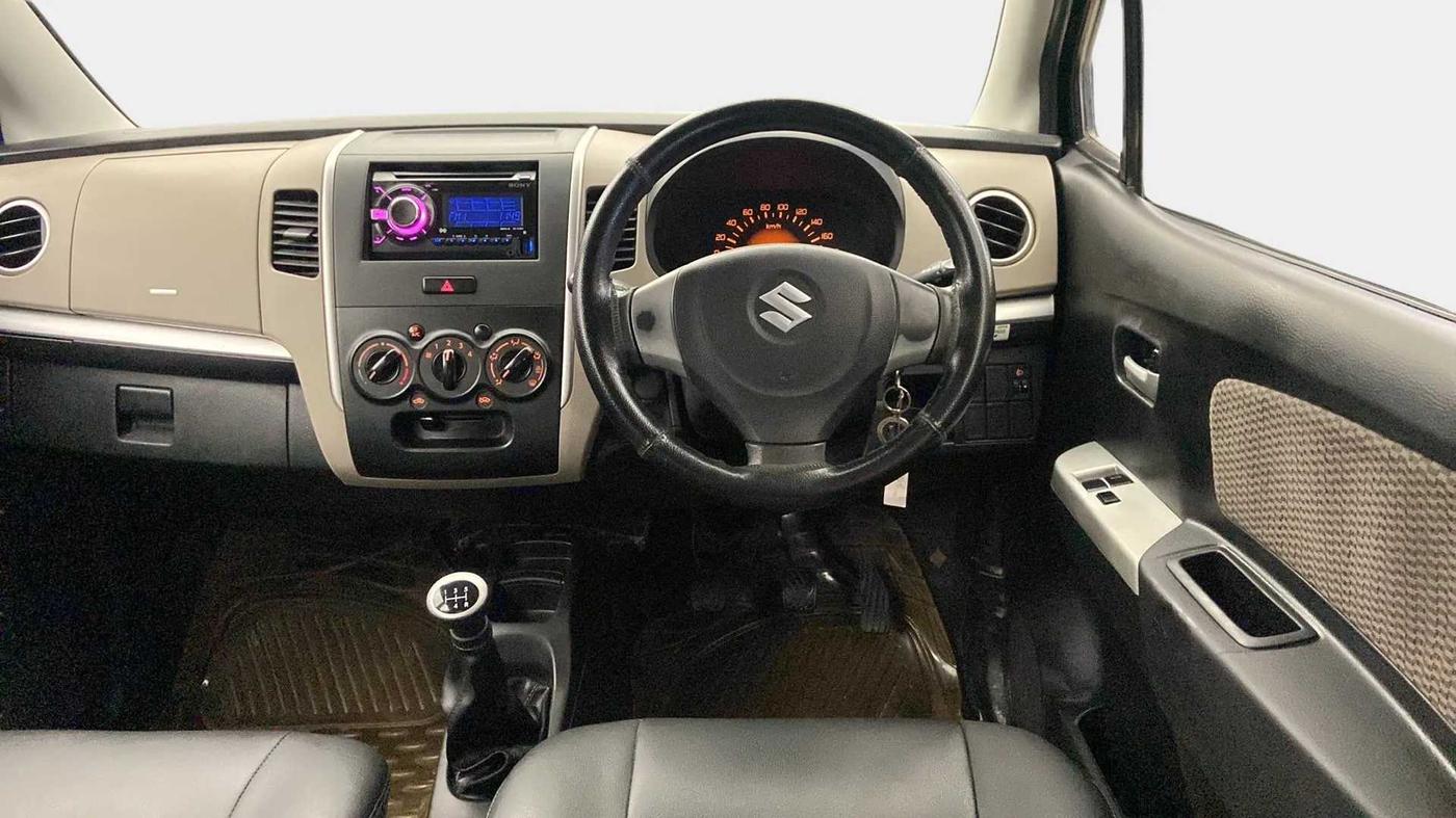 2014 Maruti Wagon R 1.0 LXI, Petrol, Manual, 53,555 km, Steering Wheel Close Up