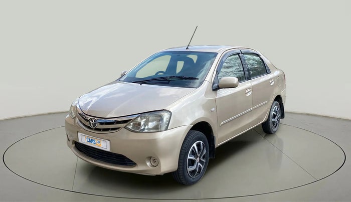 2013 Toyota Etios G, Petrol, Manual, 66,250 km, Left Front Diagonal