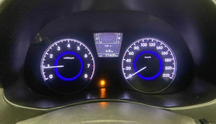 2013 Hyundai Verna FLUIDIC 1.6 VTVT SX OPT, Petrol, Manual, 77,458 km, Odometer Image