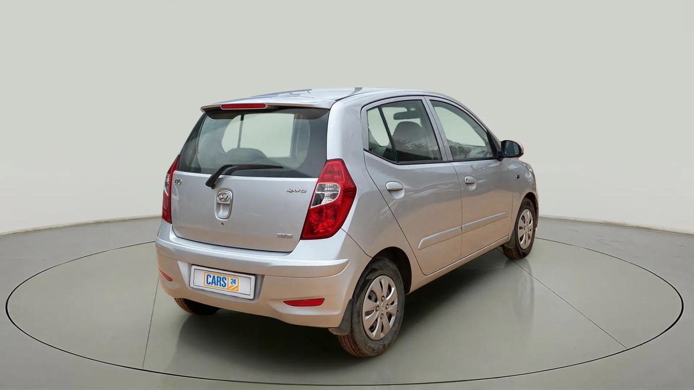 2013 Hyundai i10 SPORTZ 1.2, Petrol, Manual, 67,290 km, Right Back Diagonal