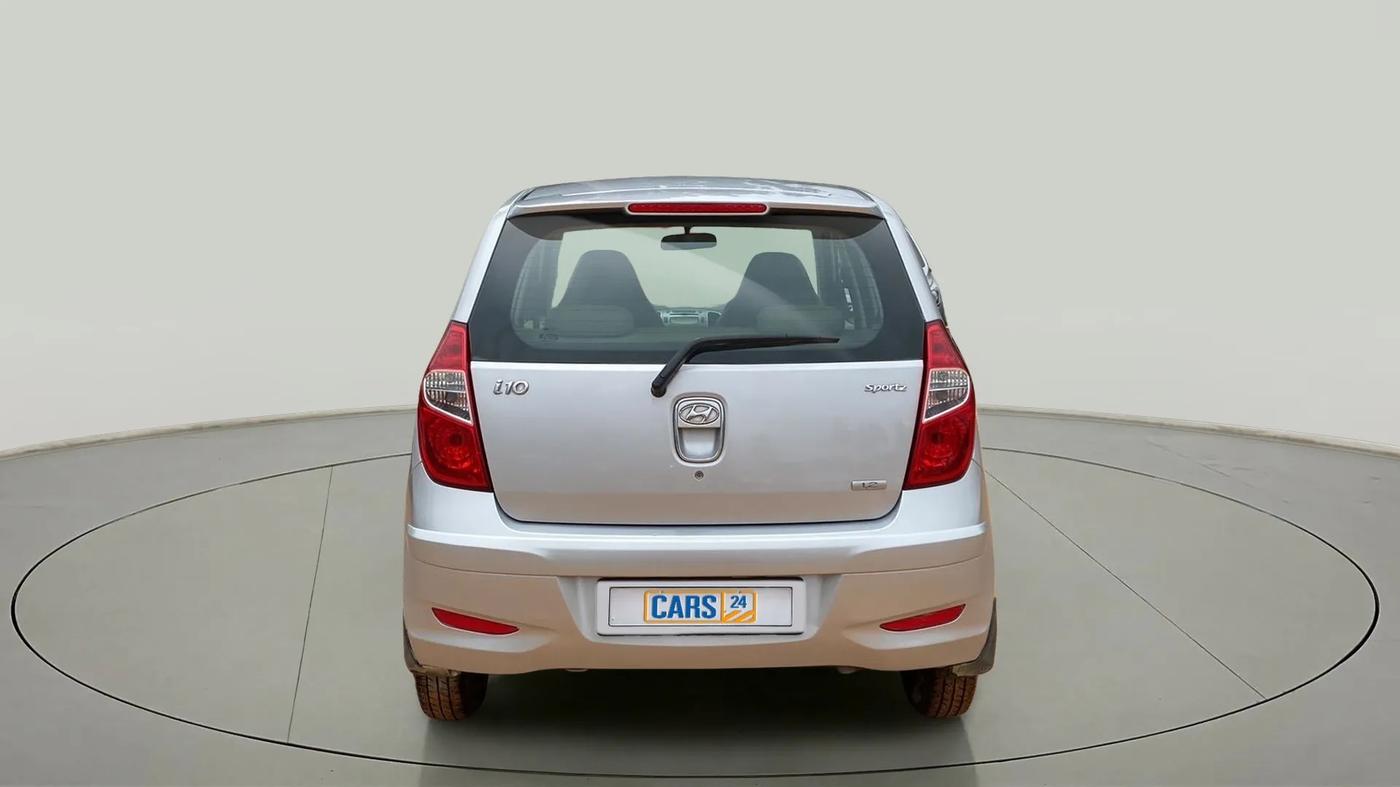 2013 Hyundai i10 SPORTZ 1.2, Petrol, Manual, 67,290 km, Back/Rear