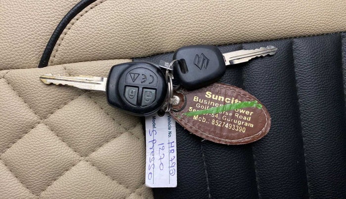 2022 Maruti S PRESSO VXI CNG, CNG, Manual, 22,368 km, Key Close Up