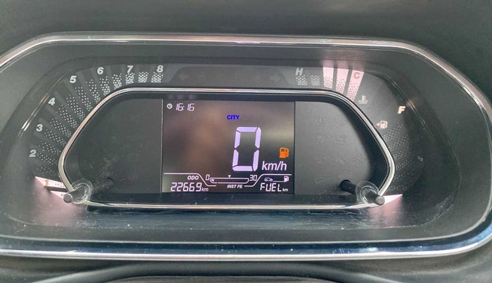 2020 Tata NEXON XZ PLUS PETROL DUAL TONE, Petrol, Manual, 22,648 km, Odometer Image