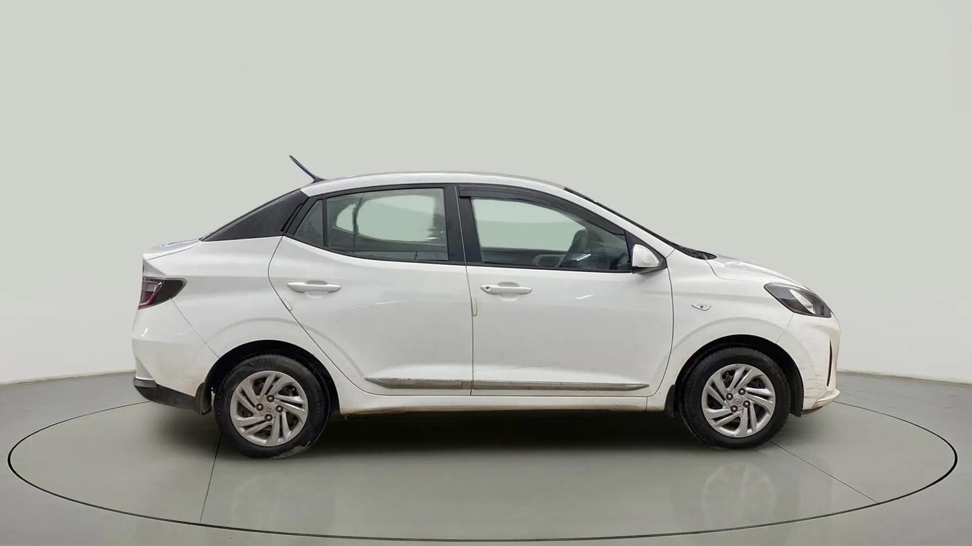2020 Hyundai AURA S 1.2 CNG, CNG, Manual, 70,759 km, Right Side View