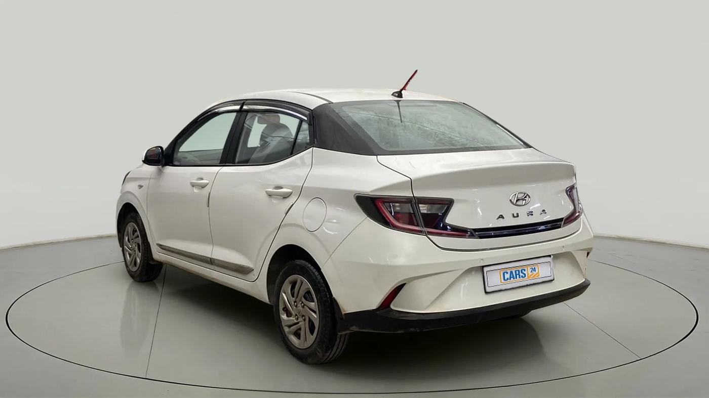 2020 Hyundai AURA S 1.2 CNG, CNG, Manual, 70,759 km, Left Back Diagonal