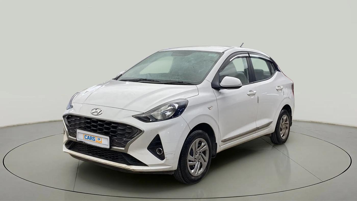 2020 Hyundai AURA S 1.2 CNG, CNG, Manual, 70,759 km, Left Front Diagonal
