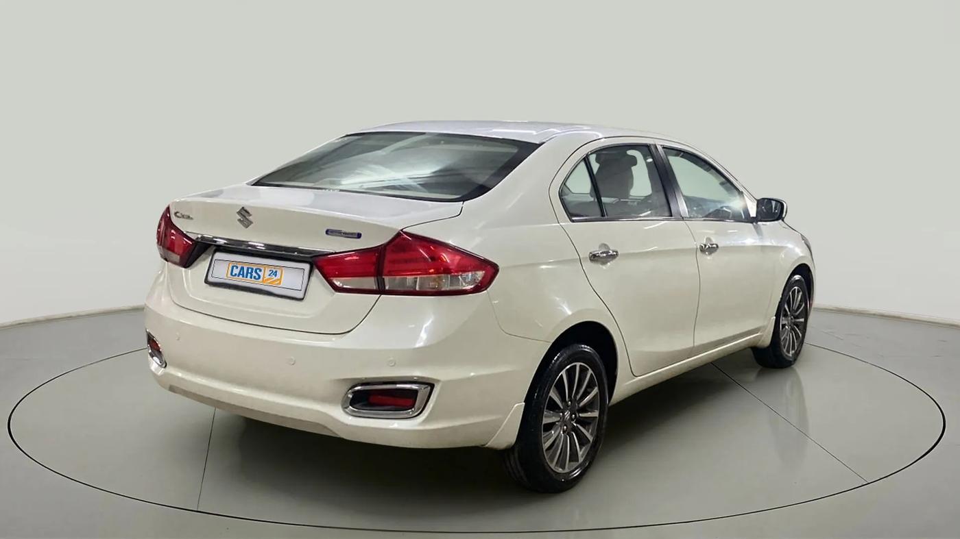 2022 Maruti Ciaz ALPHA 1.5 SHVS PETROL, Petrol, Manual, 18,108 km, Right Back Diagonal