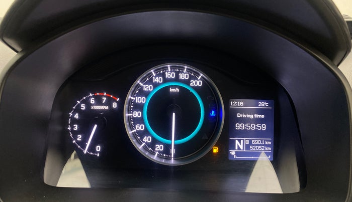 2021 Maruti IGNIS ZETA 1.2 AMT, Petrol, Automatic, 52,051 km, Odometer Image