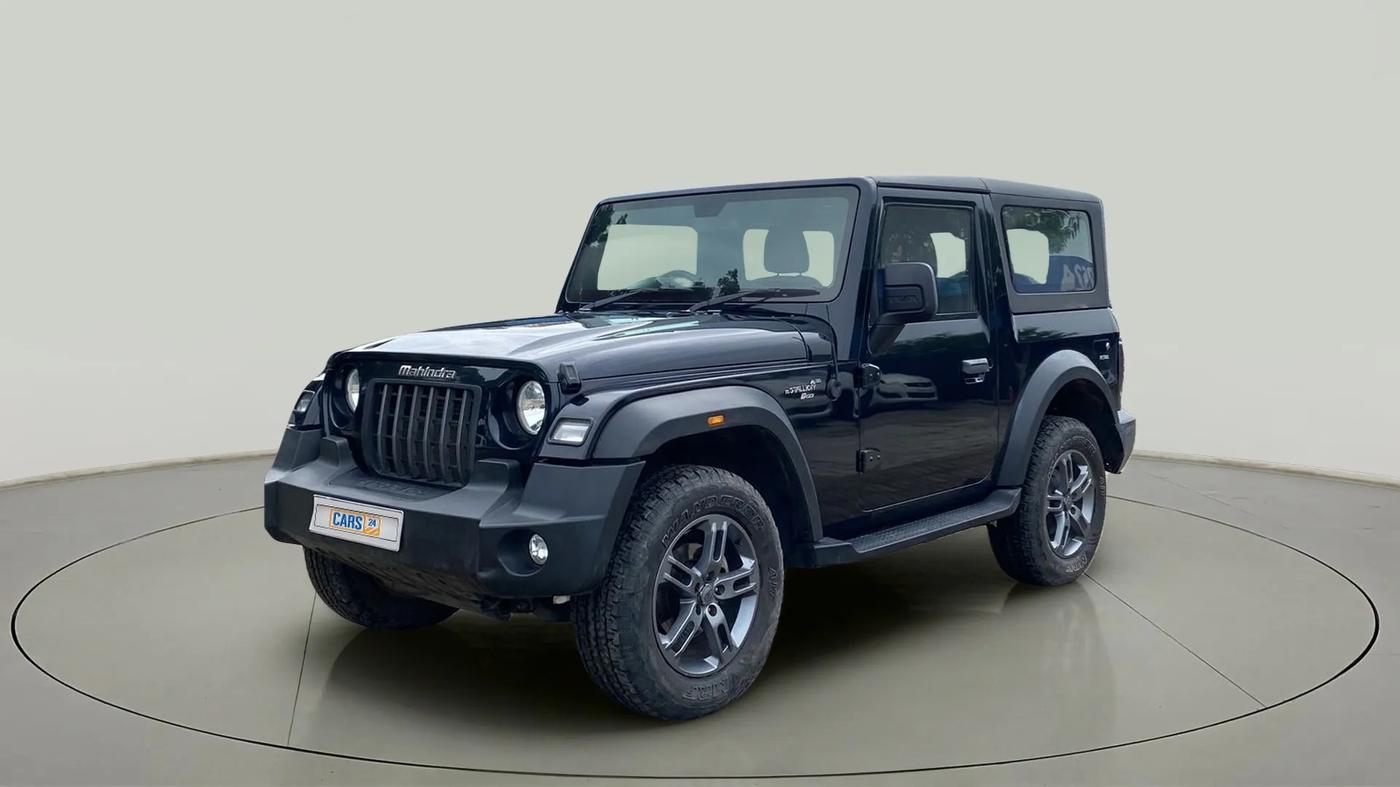 2022 Mahindra Thar LX HT PETROL 4WD MT, Petrol, Manual, 32,538 km, Left Front Diagonal