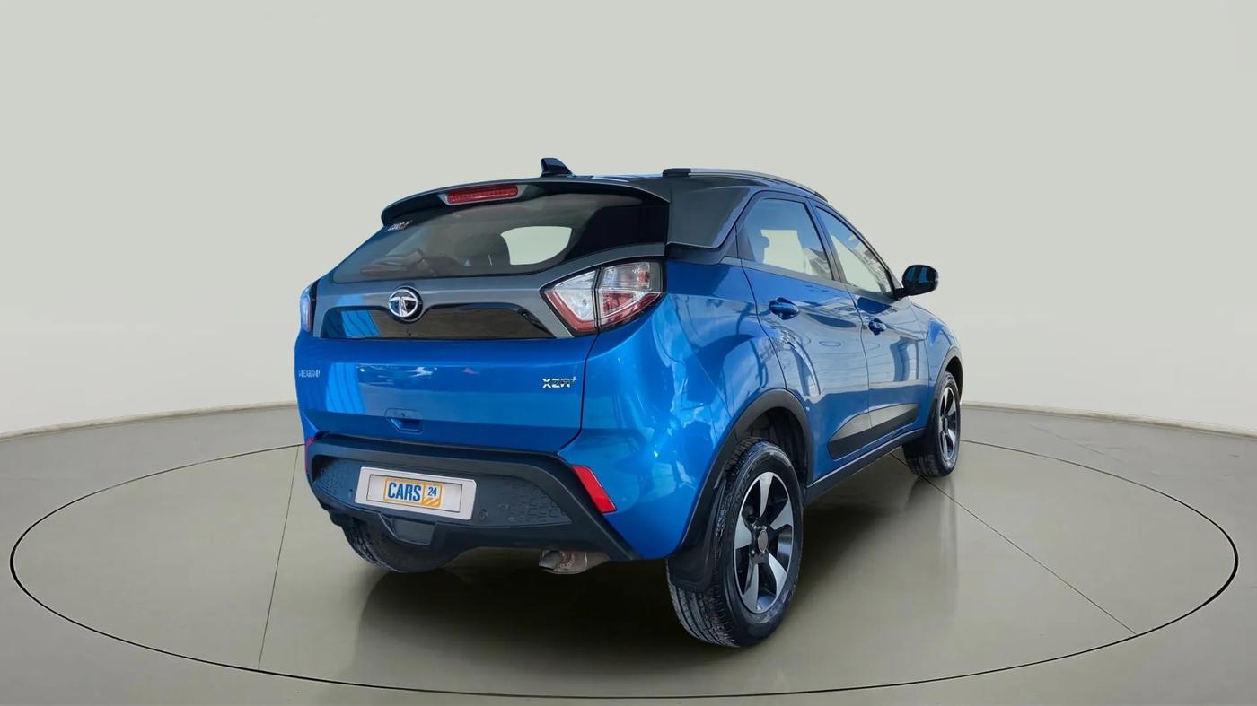 2018 Tata NEXON XZA PLUS PETROL DUAL TONE, Petrol, Automatic, 33,076 km, Right Back Diagonal