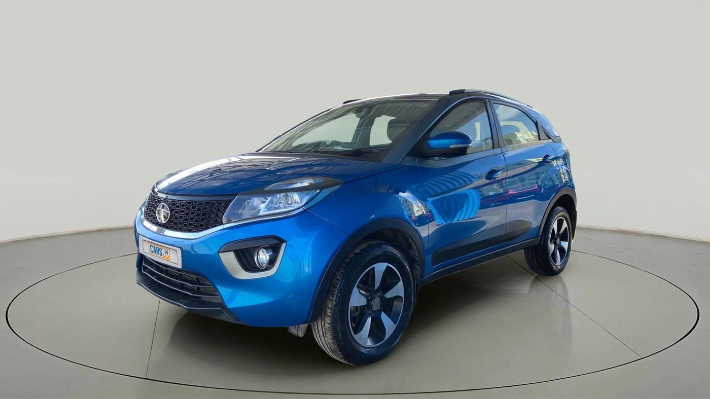 2018 Tata NEXON XZA PLUS PETROL DUAL TONE, Petrol, Automatic, 33,076 km, Left Front Diagonal