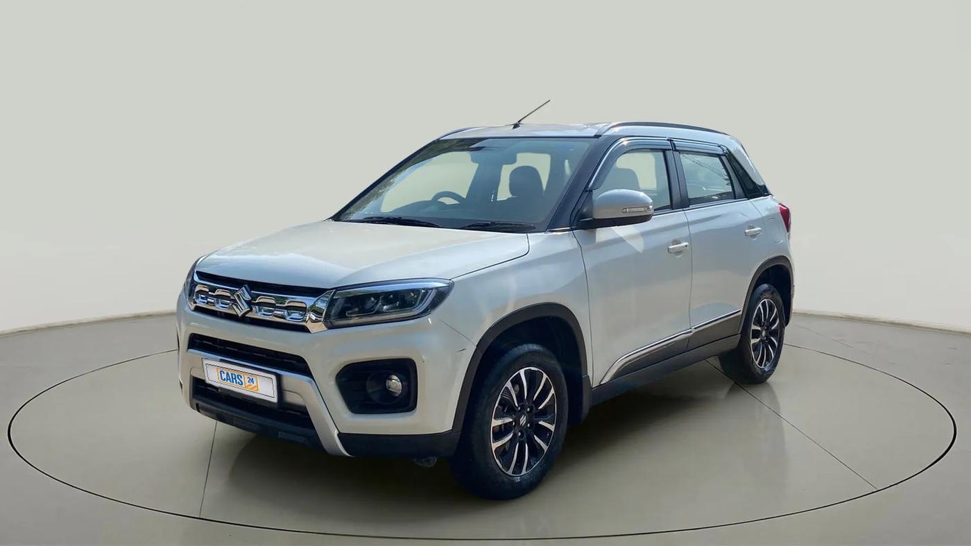 2021 Maruti Vitara Brezza ZXI PLUS, Petrol, Manual, 18,369 km, Left Front Diagonal