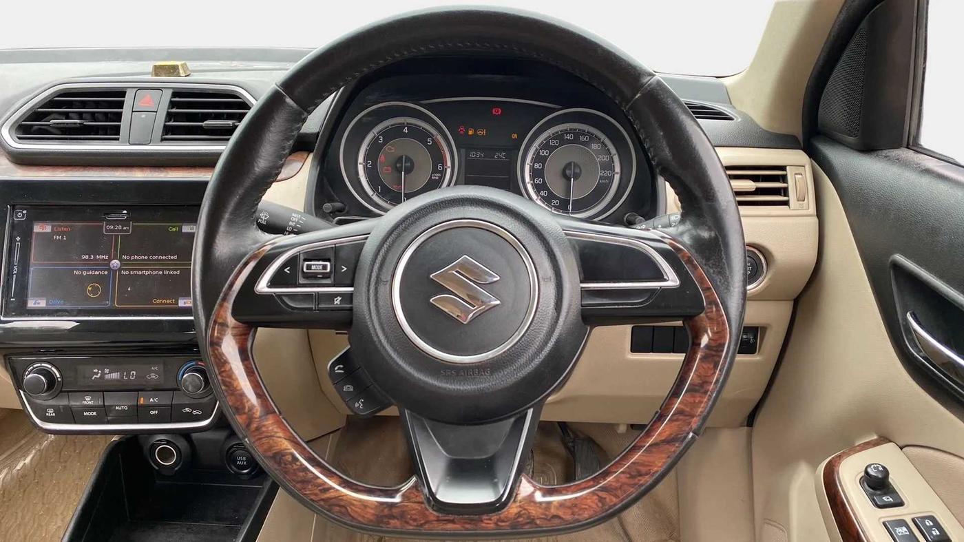 2018 Maruti Dzire ZDI PLUS, Diesel, Manual, 90,164 km, Steering Wheel Close Up