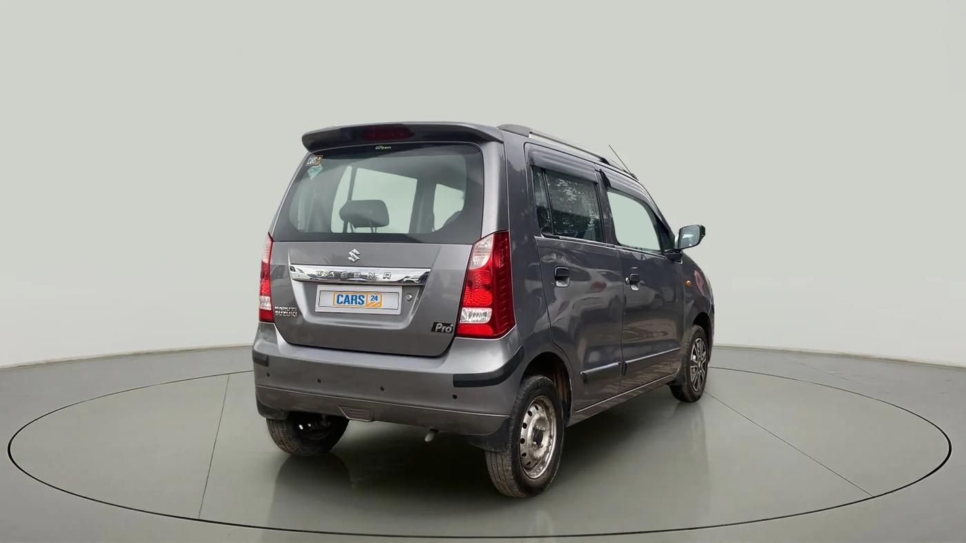 2017 Maruti Wagon R 1.0 LXI CNG, CNG, Manual, 60,196 km, Right Back Diagonal