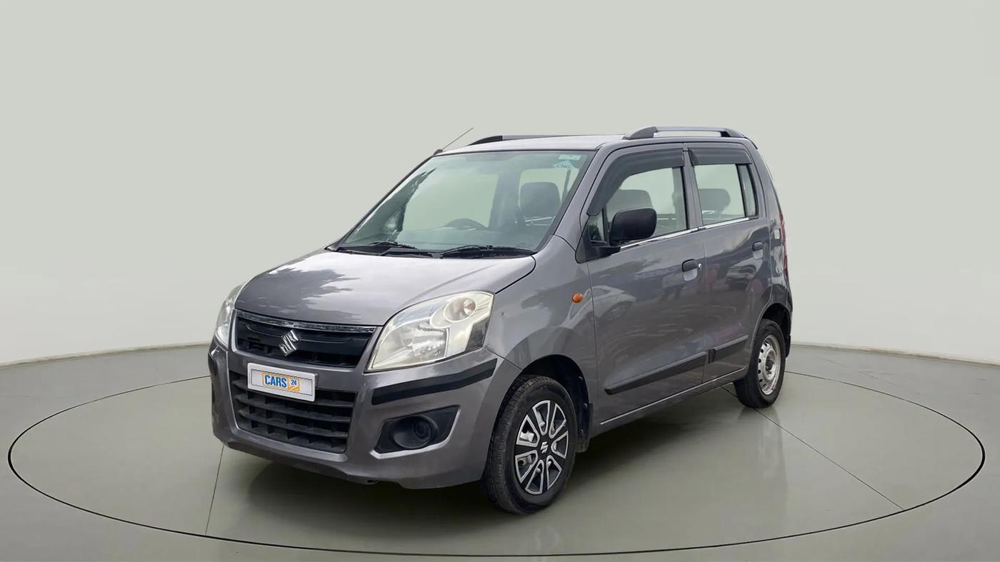 2017 Maruti Wagon R 1.0 LXI CNG, CNG, Manual, 60,196 km, Left Front Diagonal