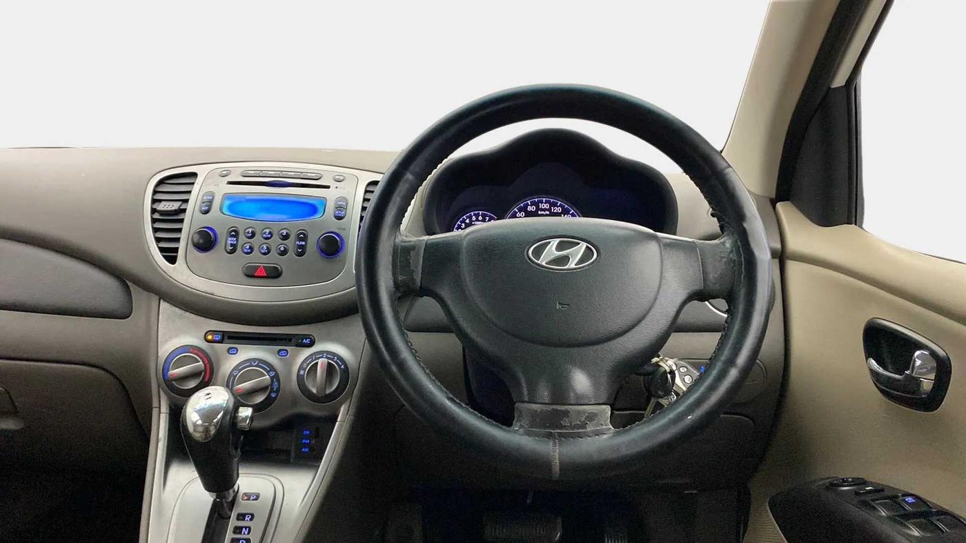 2013 Hyundai i10 SPORTZ 1.2 AT, Petrol, Automatic, 71,297 km, Steering Wheel Close Up