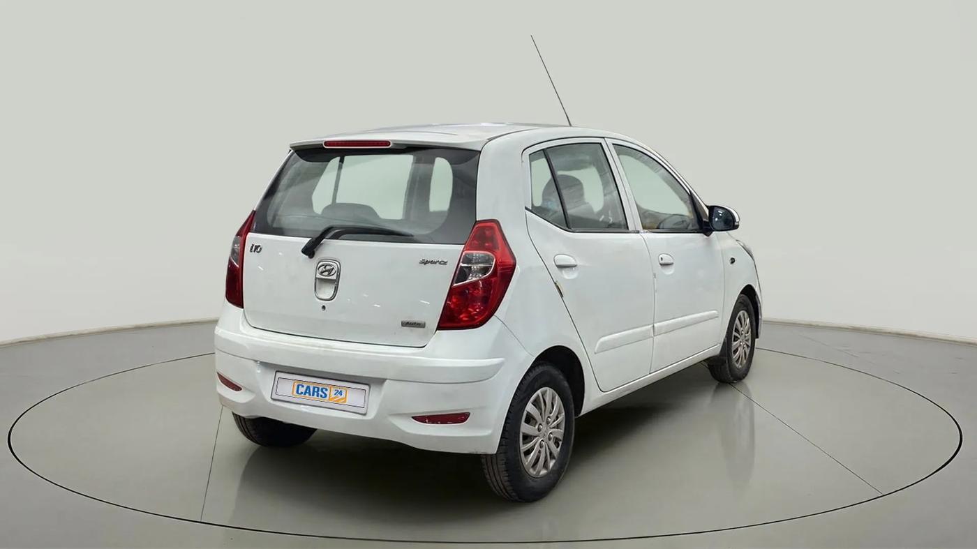 2013 Hyundai i10 SPORTZ 1.2 AT, Petrol, Automatic, 71,297 km, Right Back Diagonal