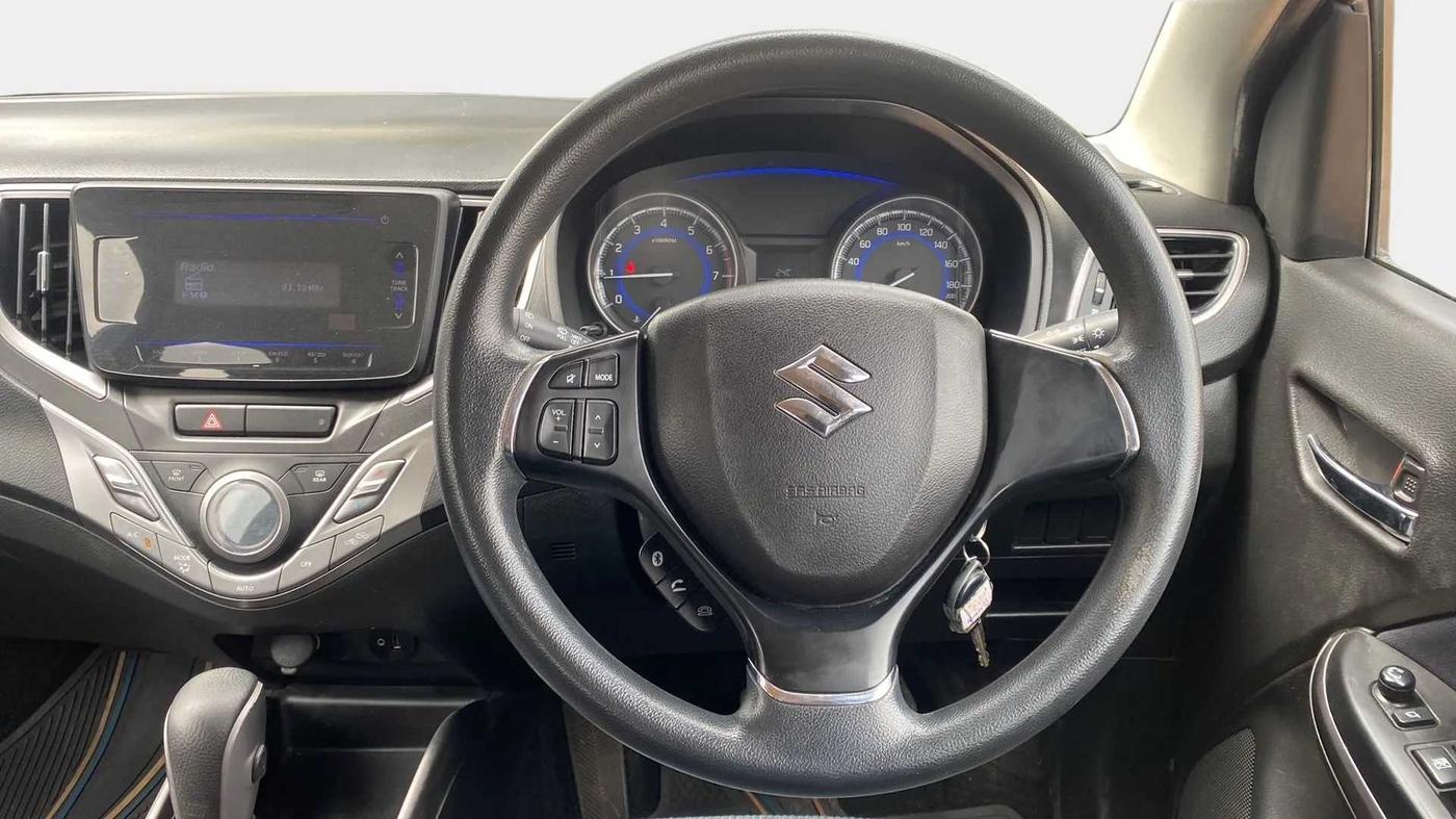 2019 Maruti Baleno DELTA CVT PETROL 1.2, Petrol, Automatic, 35,164 km, Steering Wheel Close Up