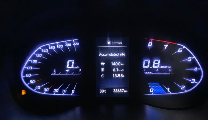 2020 Hyundai Verna SX 1.5 VTVT, Petrol, Manual, 40,217 km, Odometer Image