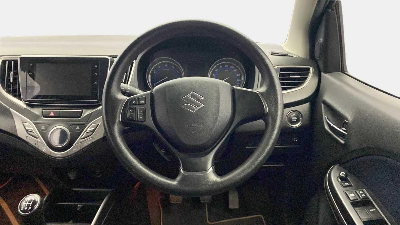 2020 Maruti Baleno ZETA PETROL 1.2, Petrol, Manual, 75,204 km, Steering Wheel Close Up