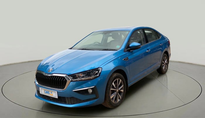 2022 Skoda SLAVIA STYLE 1.0L TSI AT, Petrol, Automatic, 30,564 km, Left Front Diagonal