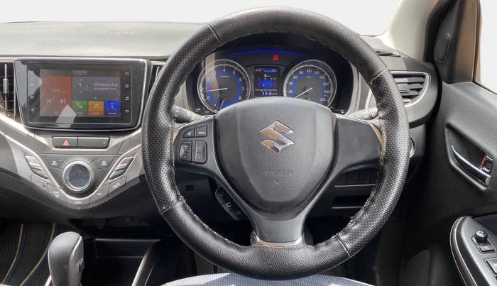 2021 Maruti Baleno ZETA CVT PETROL 1.2, Petrol, Automatic, 31,971 km, Steering Wheel Close Up