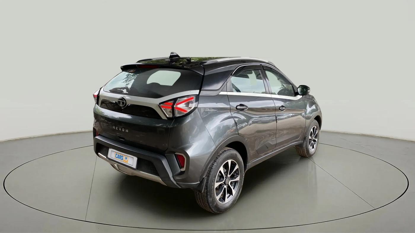 2021 Tata NEXON XZA PLUS PETROL, Petrol, Automatic, 53,927 km, Right Back Diagonal