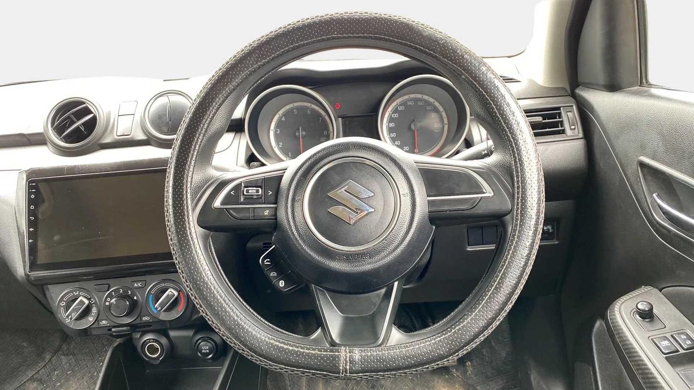 2019 Maruti Swift VXI, Petrol, Manual, 64,828 km, Steering Wheel Close Up