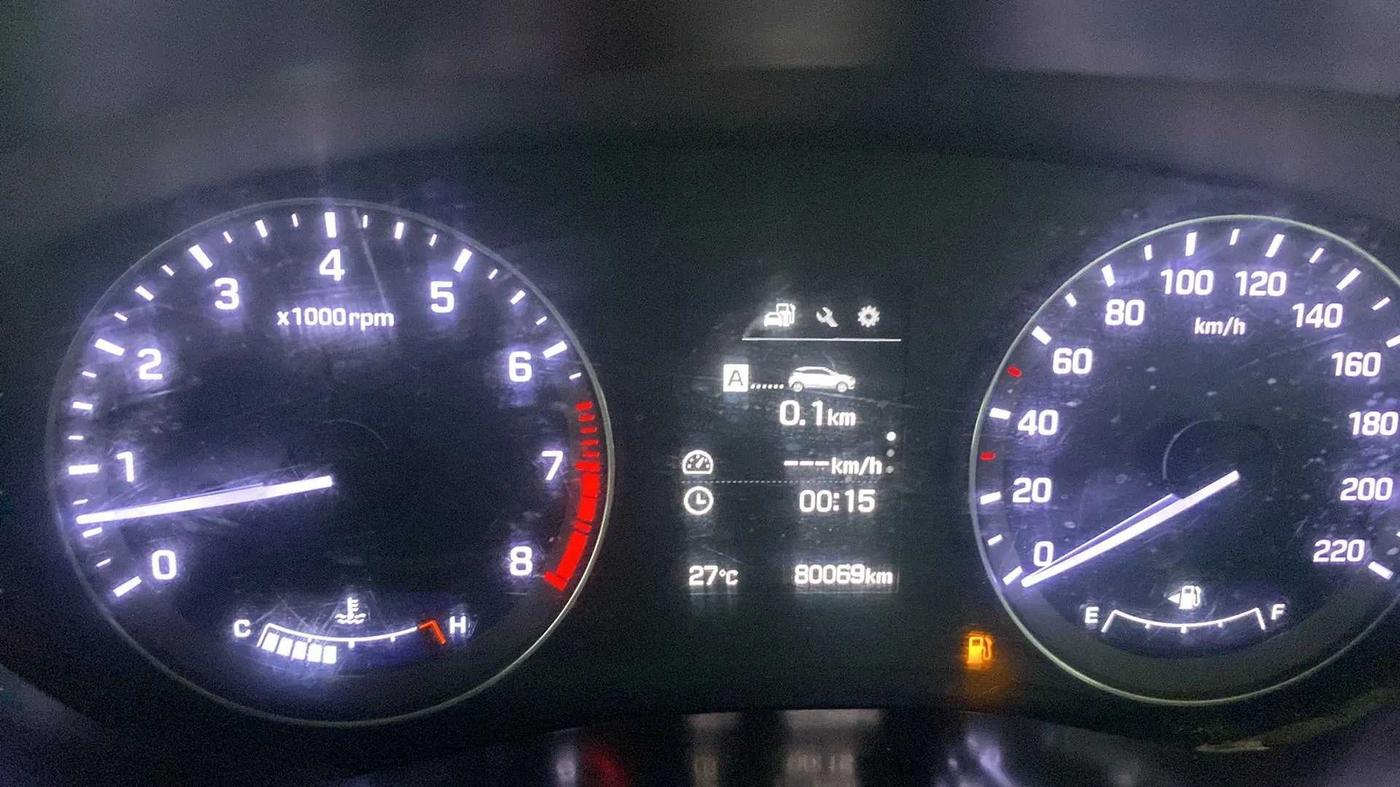2016 Hyundai Elite i20 ASTA 1.2 (O), Petrol, Manual, 80,085 km, Odometer Image