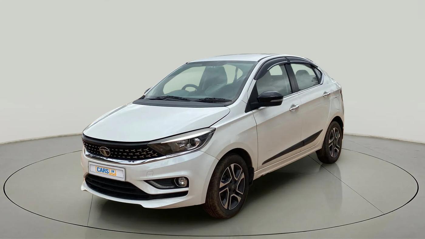 2020 Tata TIGOR XZA PLUS PETROL, Petrol, Automatic, 80,746 km, Left Front Diagonal