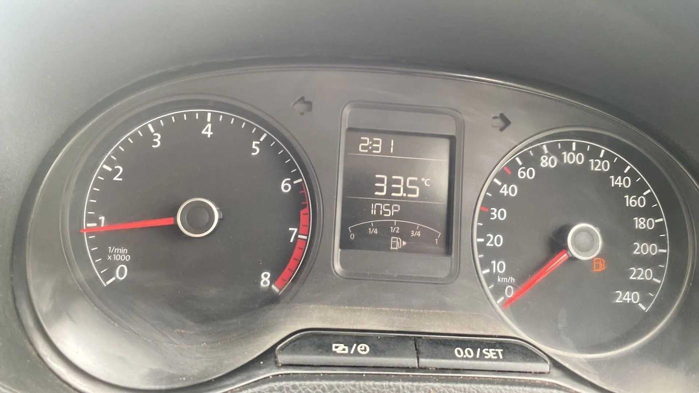 2016 Volkswagen Polo TRENDLINE 1.2L PETROL, Petrol, Manual, 54,562 km, Odometer Image
