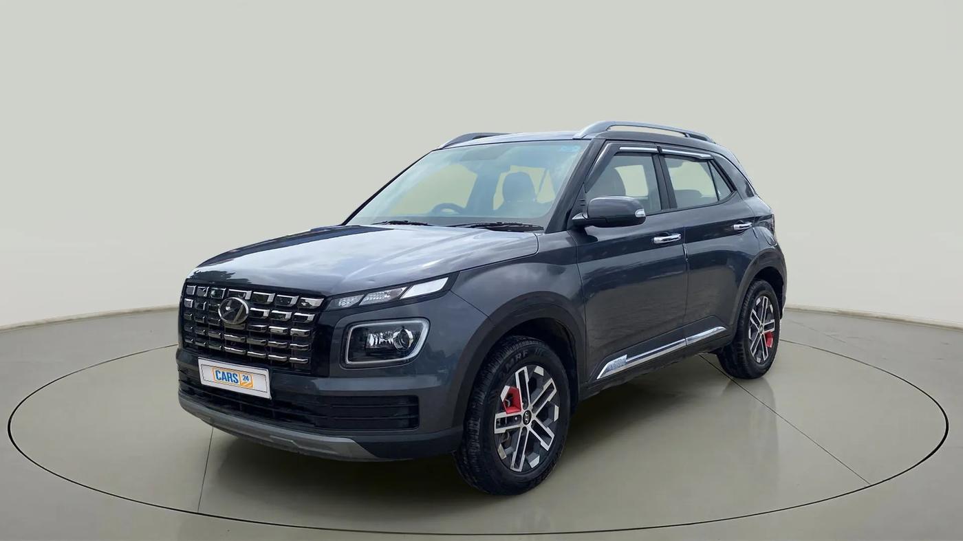 2022 Hyundai VENUE SX 1.0 (O) TURBO IMT, Petrol, Manual, 12,750 km, Left Front Diagonal