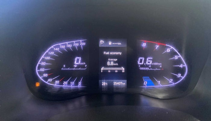 2021 Hyundai Verna SX (O) 1.5 VTVT IVT, Petrol, Automatic, 25,447 km, Odometer Image