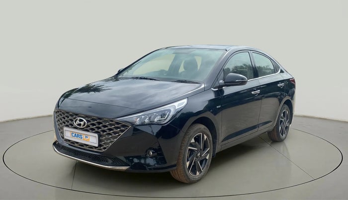 2021 Hyundai Verna SX (O) 1.5 VTVT IVT, Petrol, Automatic, 25,447 km, Left Front Diagonal