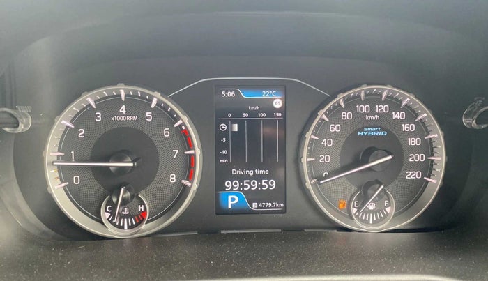 2022 Maruti BREZZA ZXI  AT SMART HYBRID DUAL TONE, Petrol, Automatic, 12,986 km, Odometer Image