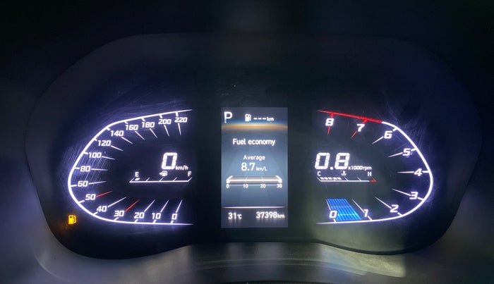 2020 Hyundai Verna SX (O) 1.0 TURBO DCT, Petrol, Automatic, 37,378 km, Odometer Image