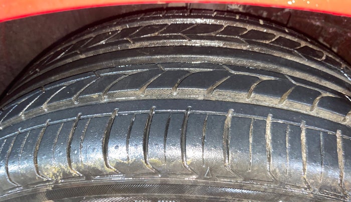 2020 Hyundai Verna SX (O) 1.0 TURBO DCT, Petrol, Automatic, 37,378 km, Left Front Tyre Tread